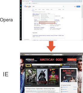 Extensión Open in IE™ - Complementos de Opera
