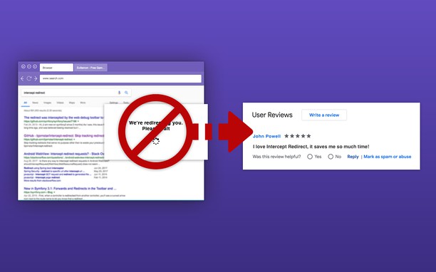 Intercept Redirect Extension Opera Add Ons