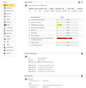 Website Analysis Seo Tool Extension Opera Add Ons Iwebcheck staat gerangschikt op 728.854 in nederland. website analysis seo tool extension