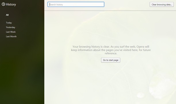 History Disabler Extension Opera Add Ons