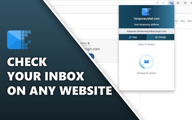 TemporaryMail.com - Disposable Email extension - Opera add-ons