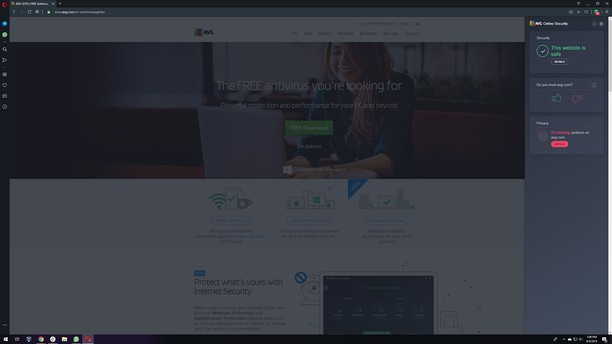 AVG Online Security extension - Opera add-ons