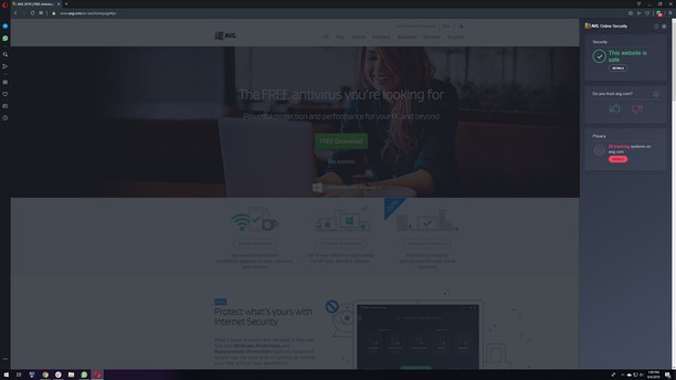 AVG Online Security-Erweiterung - Opera Add-ons