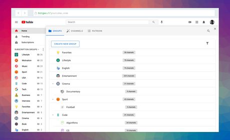 PocketTube: Youtube Subscription Manager extension - Opera add-ons
