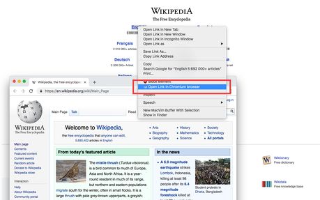 Open in Chromium Browser extension - Opera add-ons