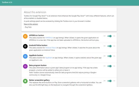 Toolbox for Google Play Store™ extension - Opera add-ons