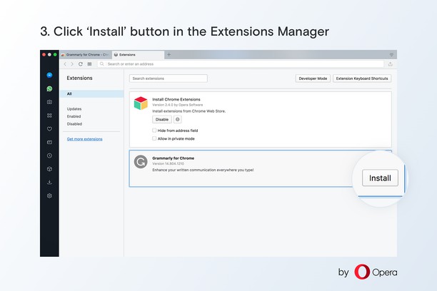 Downloader extension - Opera add-ons
