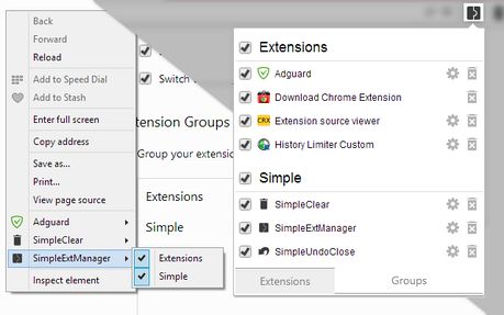 Ekstensi Simpleextmanager Add On Opera