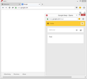 Google Keep Extension Opera Add Ons