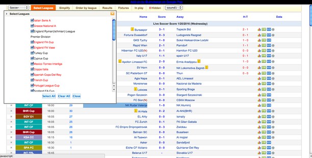 free livescore extension opera add ons