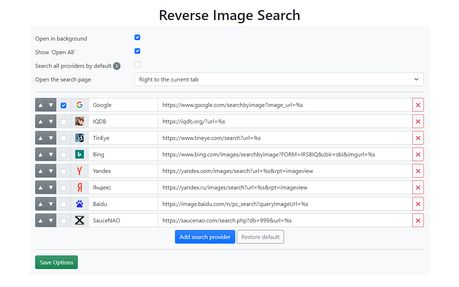 Image reverse search extension - Opera add-ons