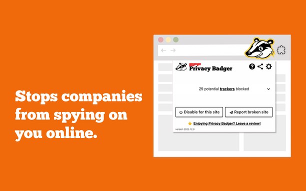 Privacy Badger extension - Opera add-ons