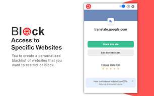 Block Search SiteBlock: Block Websites & Focused Study extension - Opera add-ons