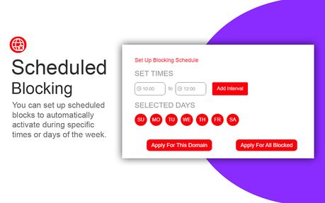 SiteBlock: Block Websites & Focused Study extension - Opera add-ons