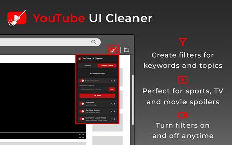 YouTube UI Cleaner extension - Opera add-ons