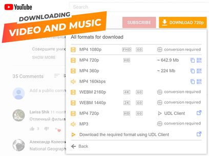YouTube Downloader (UDL Helper) Sambungan - Tambahan Opera