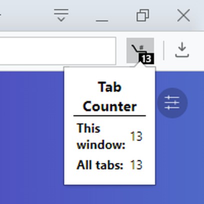 tab counter extension opera add ons
