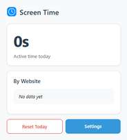 Screen Time Tracker extension - Opera add-ons