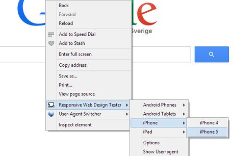 responsive web design tester extension opera add ons