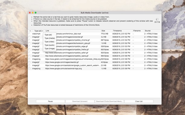 Support Bulk Download Bulk Media Downloader extension - Opera add-ons