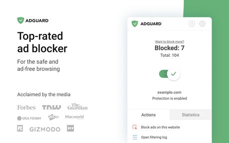 Adguard extension - Opera add-ons