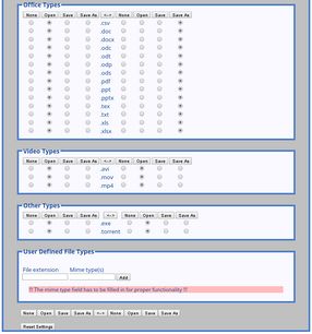 Open With Application extension - Opera add-ons