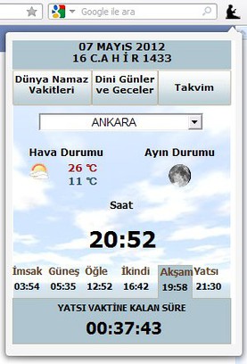 Namaz Vakitleri