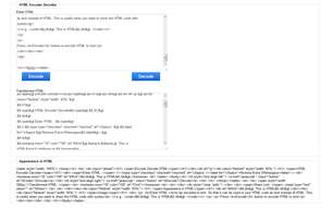 Encode Decode HTML extension - Opera add-ons