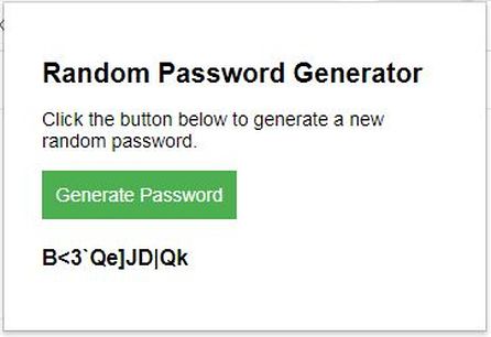 Random Password Generator extension - Opera add-ons