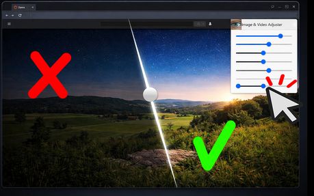 Extensión Image & Video Adjuster - Complementos de Opera