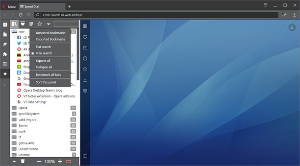 V7 Bookmarks Extension Opera Add Ons