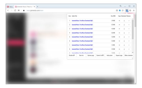 Audio Downloader Prime extension - Opera add-ons