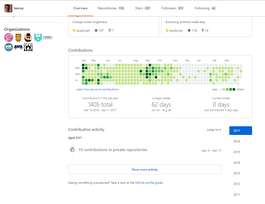 Github Original Streak extension - Opera add-ons