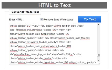HTML to Text extension - Opera add-ons