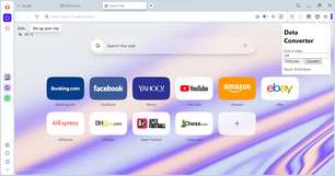 Data Converter extension - Opera add-ons
