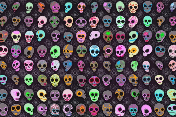 Wallpaper Skulls Of Candy Add On Opera