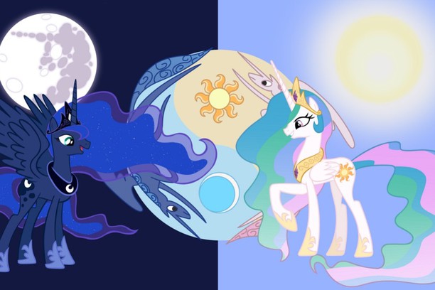 壁紙 mlp princess celestia and luna opera アドオン
