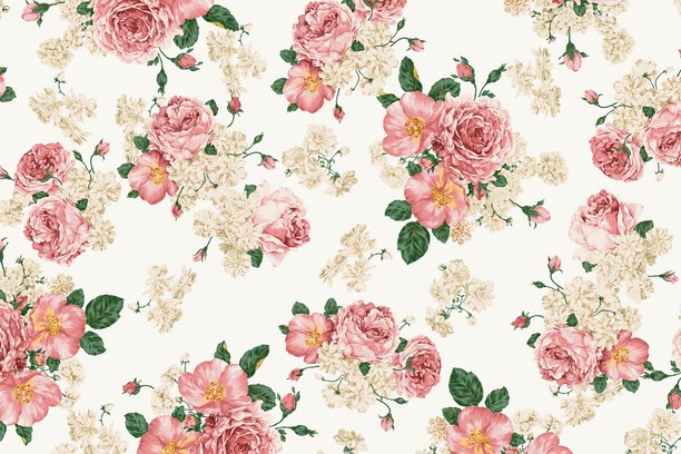 Vintage Flower Wallpaper Opera Add Ons